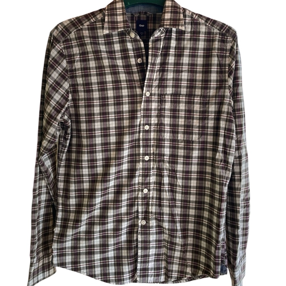 Men’s GAP Plaid Button Down Shirt
